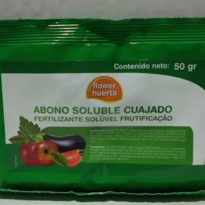 Abono soluble cuajado Flower huerta 50g frente