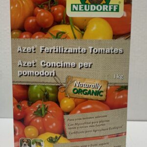 Azet fertilizante tomates frente