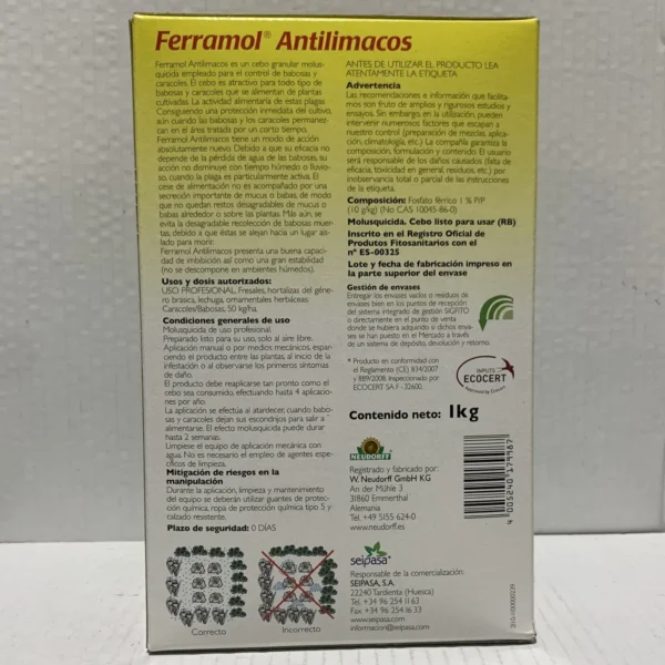 Ferramol antilimacos instrucciones