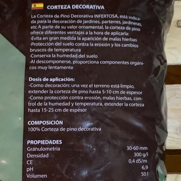 Cortezas de pino decorativas instrucciones